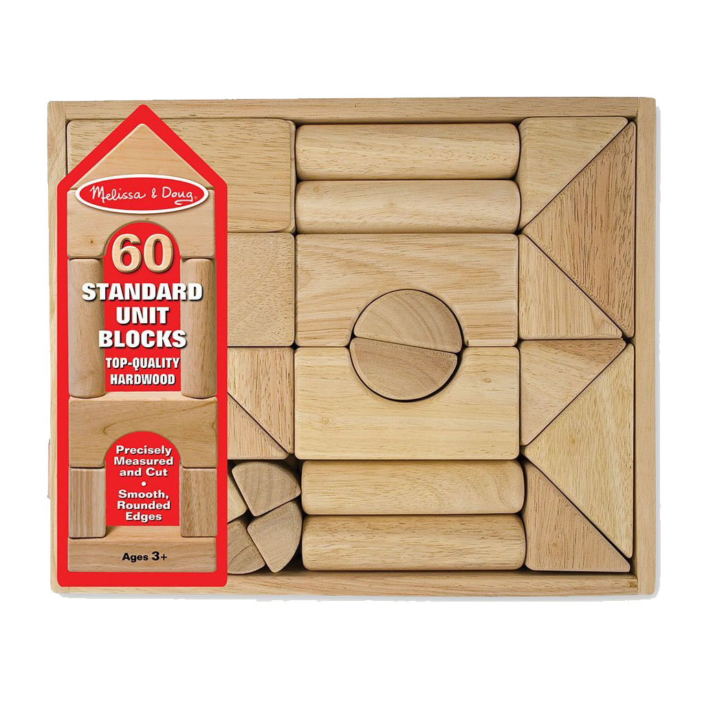 Melissa & Doug Toy Wooden Building Blocks 100pc for sale online 