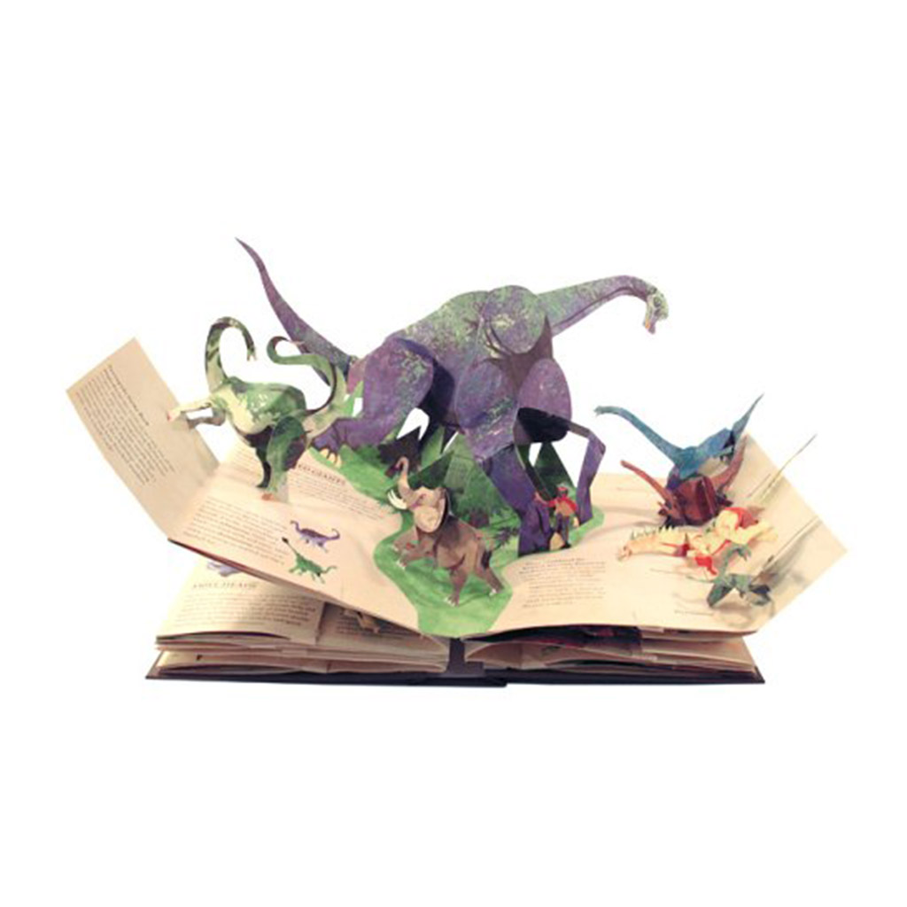 dinosaur pop-up book