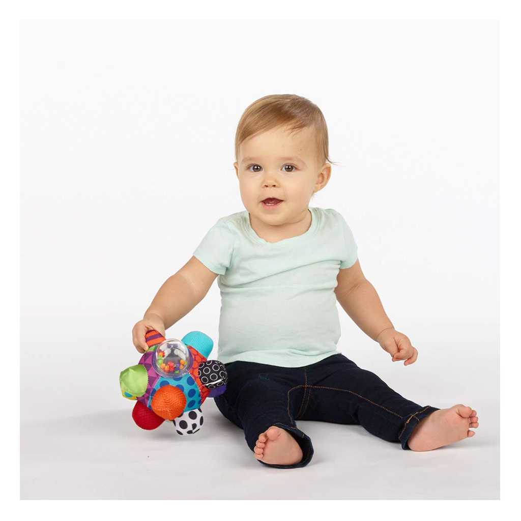 Easy to Grasp Bumps Help Develop Motor Skills for Ages 6 Months and Up Sassy Developmental Bumpy Ball 