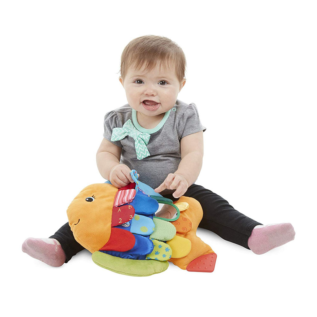 melissa & doug flip fish soft baby toy