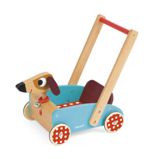 Janod Crazy Doggy Push Toy