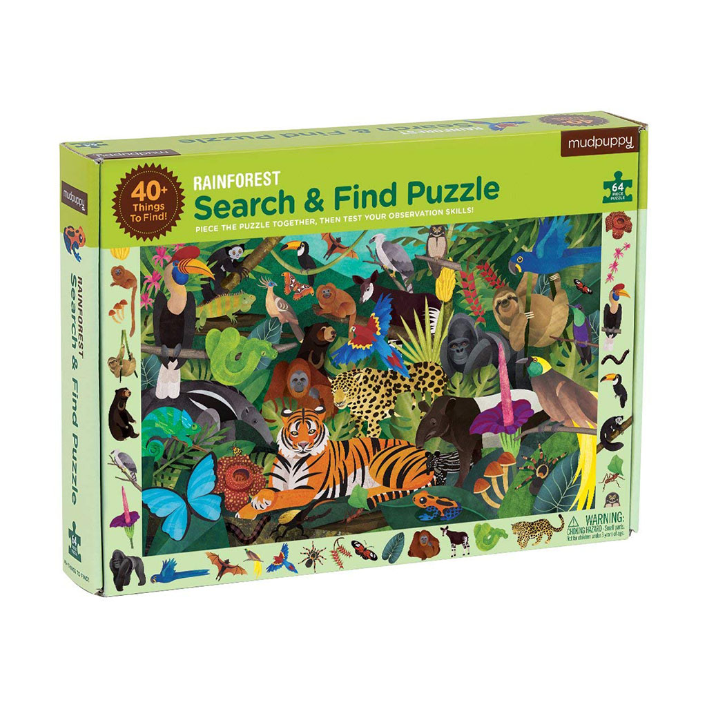 Rainforest Animal Jigsaw Puzzle