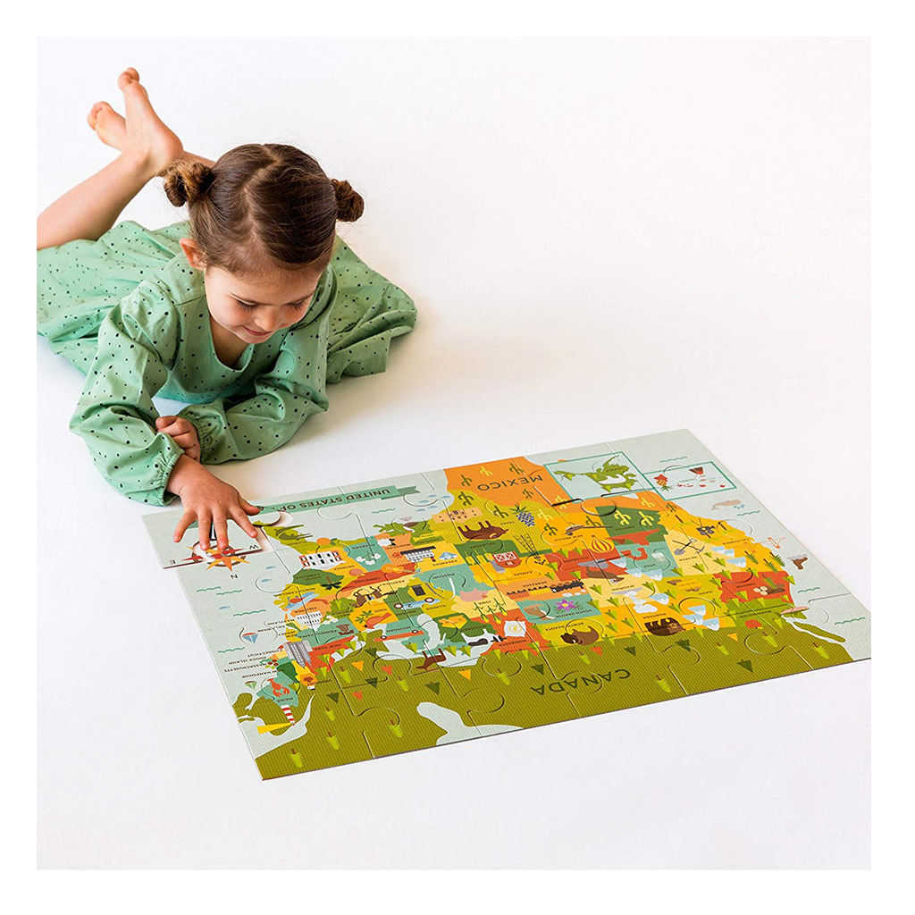 USA Map Floor Puzzle