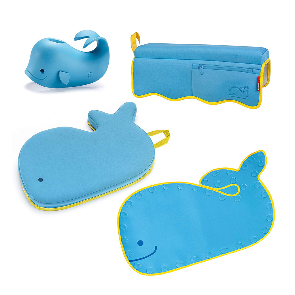 whale bath set for baby