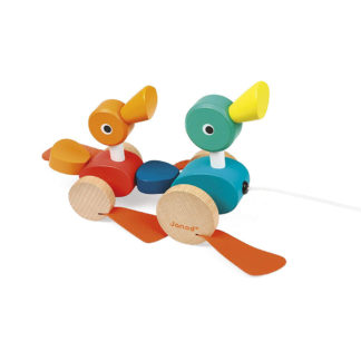 Janod Duck-Family Pull Toy
