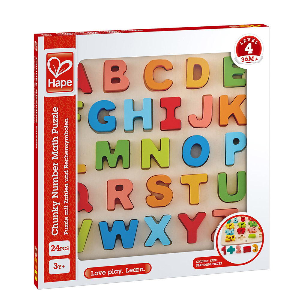Wooden ABC puzzle for toddlers