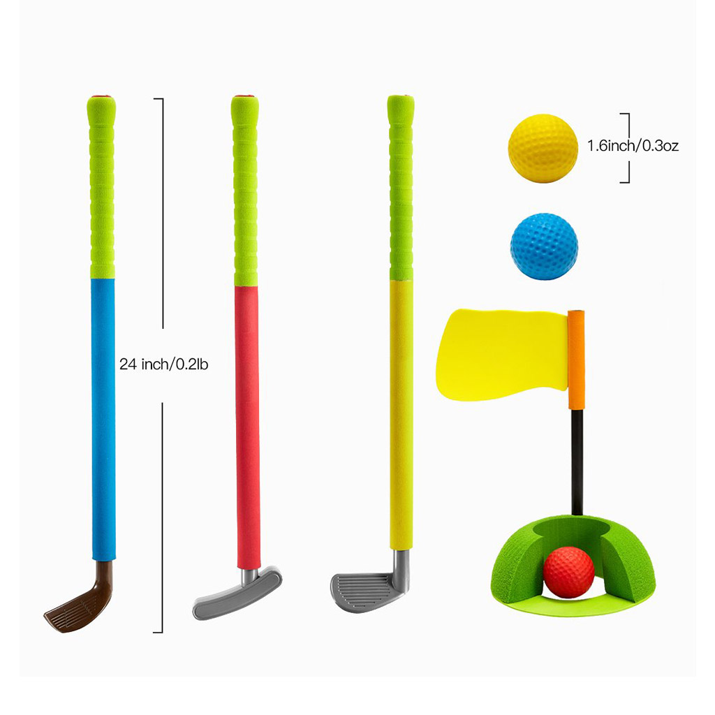 wooden toy golf set