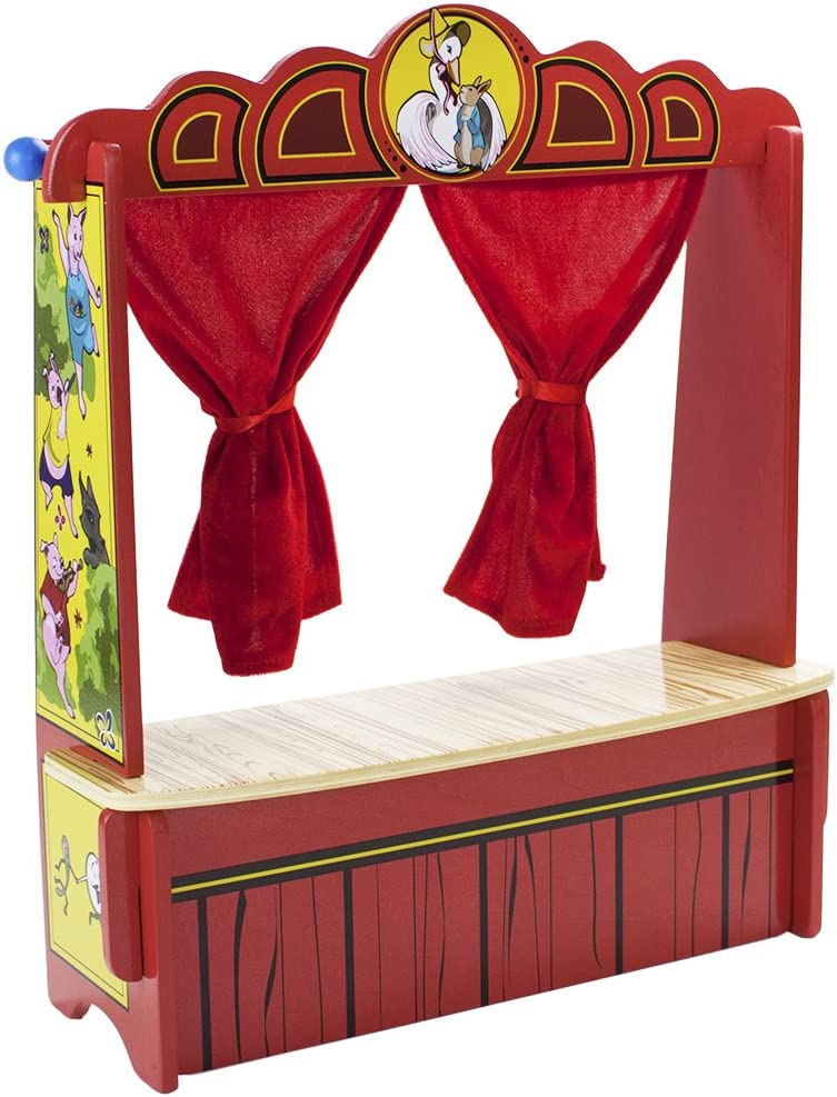 ArtSkills 3' Table Top Light Up Puppet Show Theater for Kids