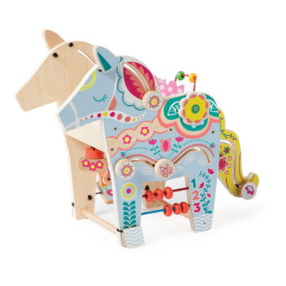 manhattan toy playful pony wooden toddler activity center