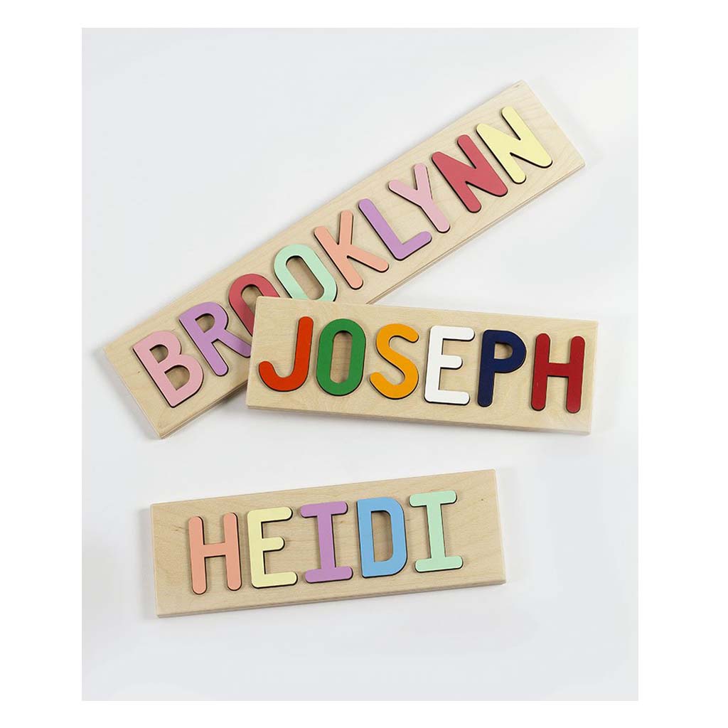 Name Puzzles for Toddlers Custom Puzzle Picture Wooden Name Puzzle Name Puzzle Board Wooden Toys for Toddlers Puzzles for Kids
