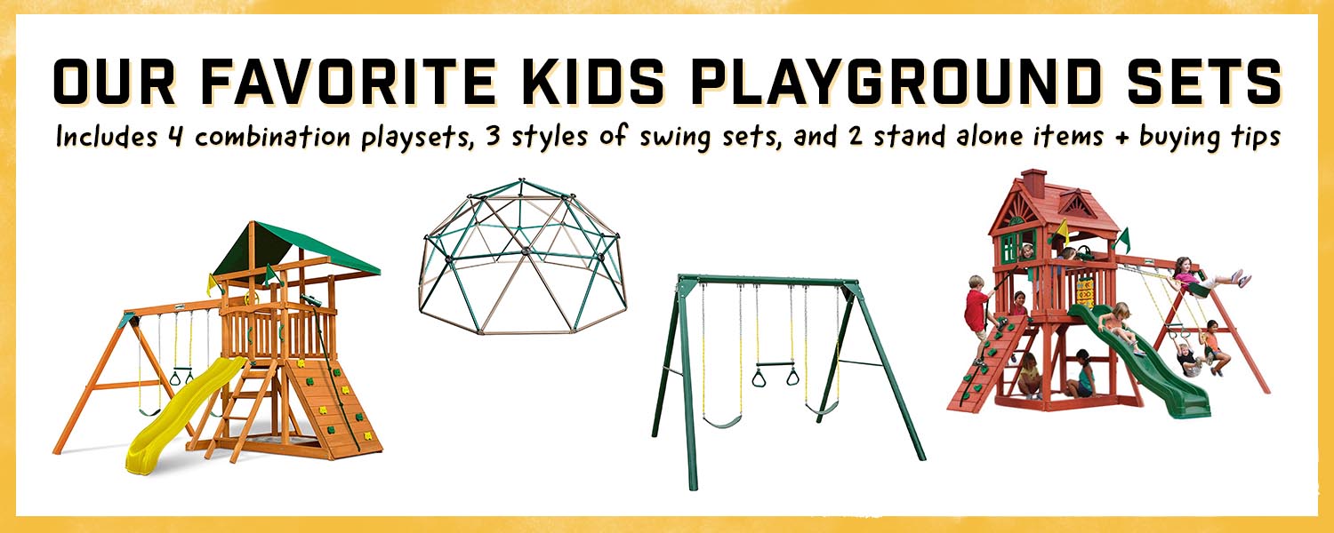 Backyard playground set blog post