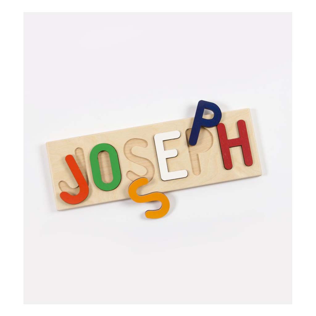 personal wooden name puzzle