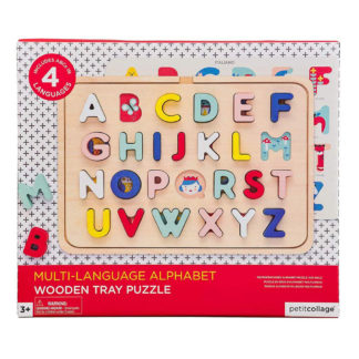 Wood ABC puzzle for toddlers